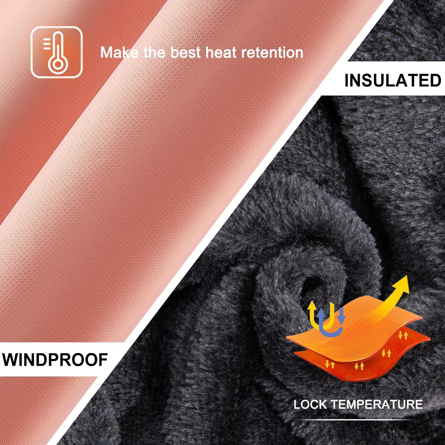 FARVALUE Girls Waterproof Ski Jacket Windproof Winter Coat Warm Fleece Snow Coat Outdoor Raincoats Hooded - Image 7