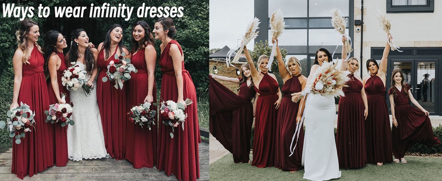 rose gold infinity dress bridesmaid Rose Gold Sequins Long Bridesmaid Dress Backless – TANYA BRIDAL