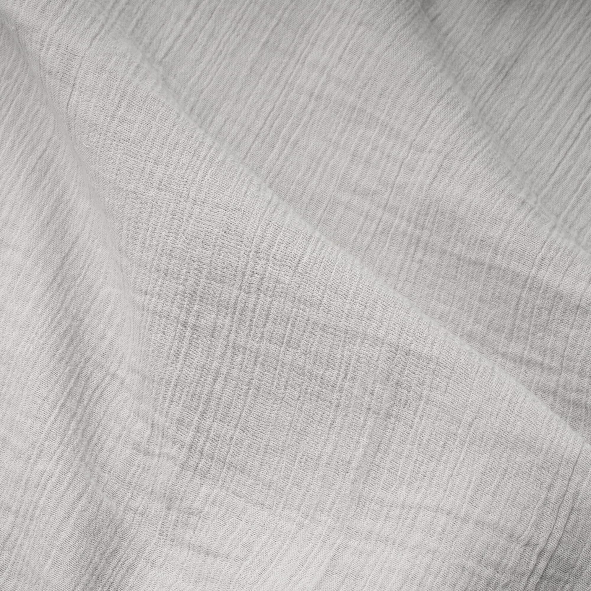 Julius Zöllner Muselina – Ropa de Cama Infantil 80 x 80 + 35 x 40 cm, Juego de 2 Piezas de Funda nórdica y Funda de Almohada, 100% Muselina de algodón, con Cremallera, estándar 100 by Oeko-Tex, Gris