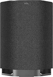 TCL Subwoofer Z100 sem fio para home theater com tecnologia Dolby Atmos FlexConnect, woofer de 13,3 cm, potência de saída de 130 W, calibração inteligente