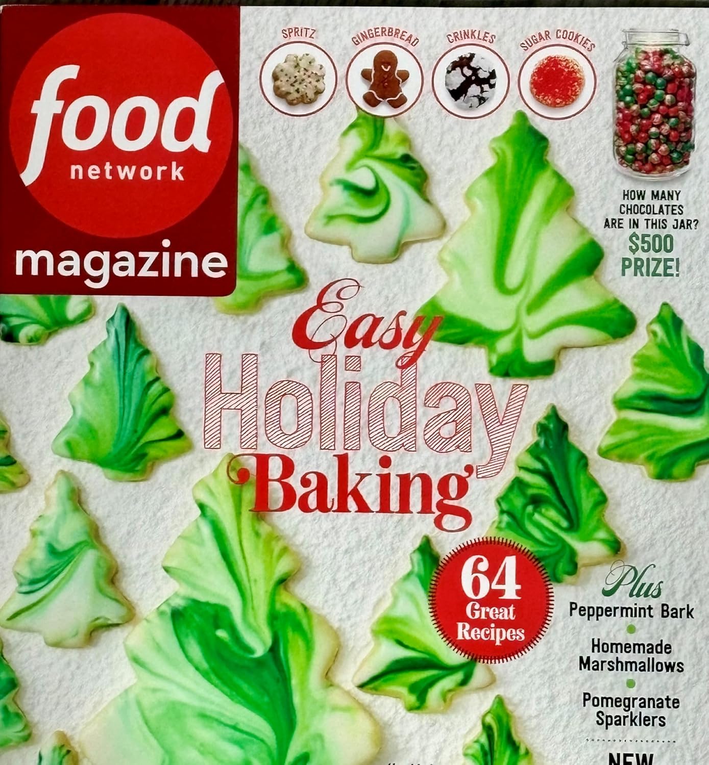 Food Network Magazine Dec 2025/Jan 2026: Easy Holiday Baking Recipes & Ideas