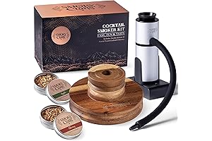 Acacia Whiskey Smoker Kit with Smoke Gun – Cocktail Smoker Kit for Drinks