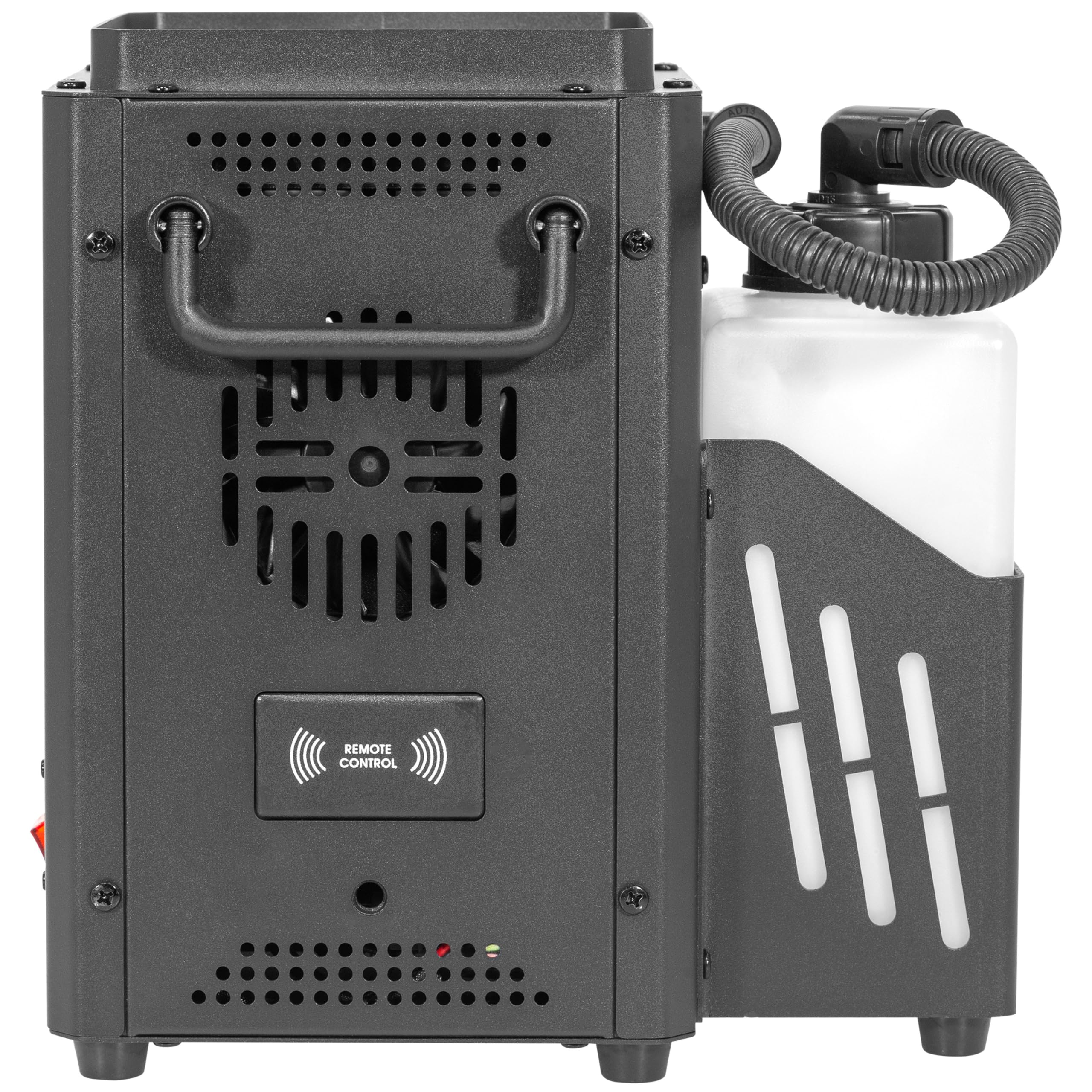 BoomTone DJ Jet Smoke 1200 – Vertikal-Nebelmaschine 1200W mit LED RGBA – Strahl 5,5 m, Tank 1,2 l, Vorwärmung 4 min – Fernbedienung oder DMX 8 Kanäle – Ideal für den Innenbereich (IP20)