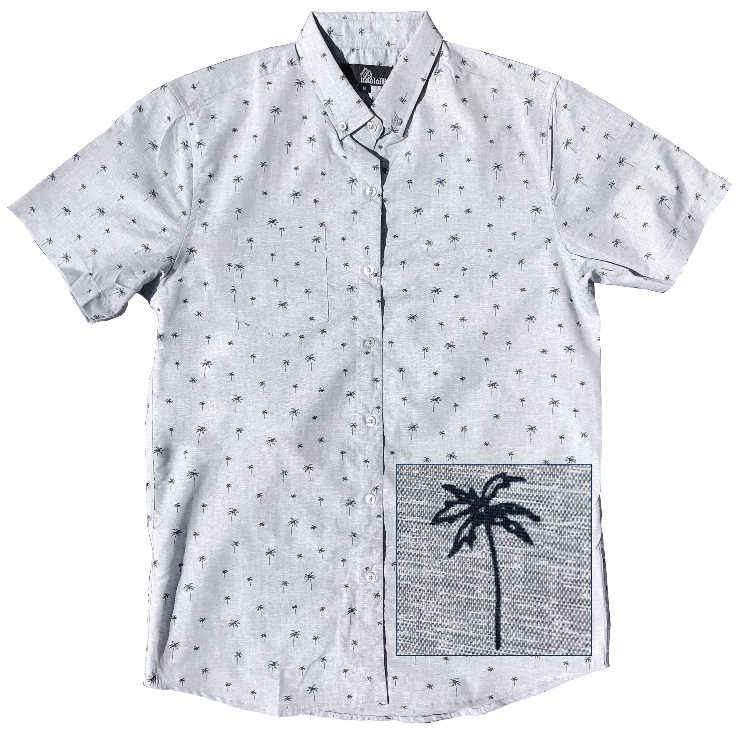 Molokai Surf Button Down Slim Fit Hawaiian Short Sleeve Shirts