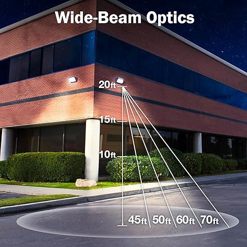 Miniatura 6 de Feit Electric Mini paquete de pared LED equivalente a 30 W, paquete de pared pequeño para exteriores, 4200 lúmenes, vida útil de 50000 horas,