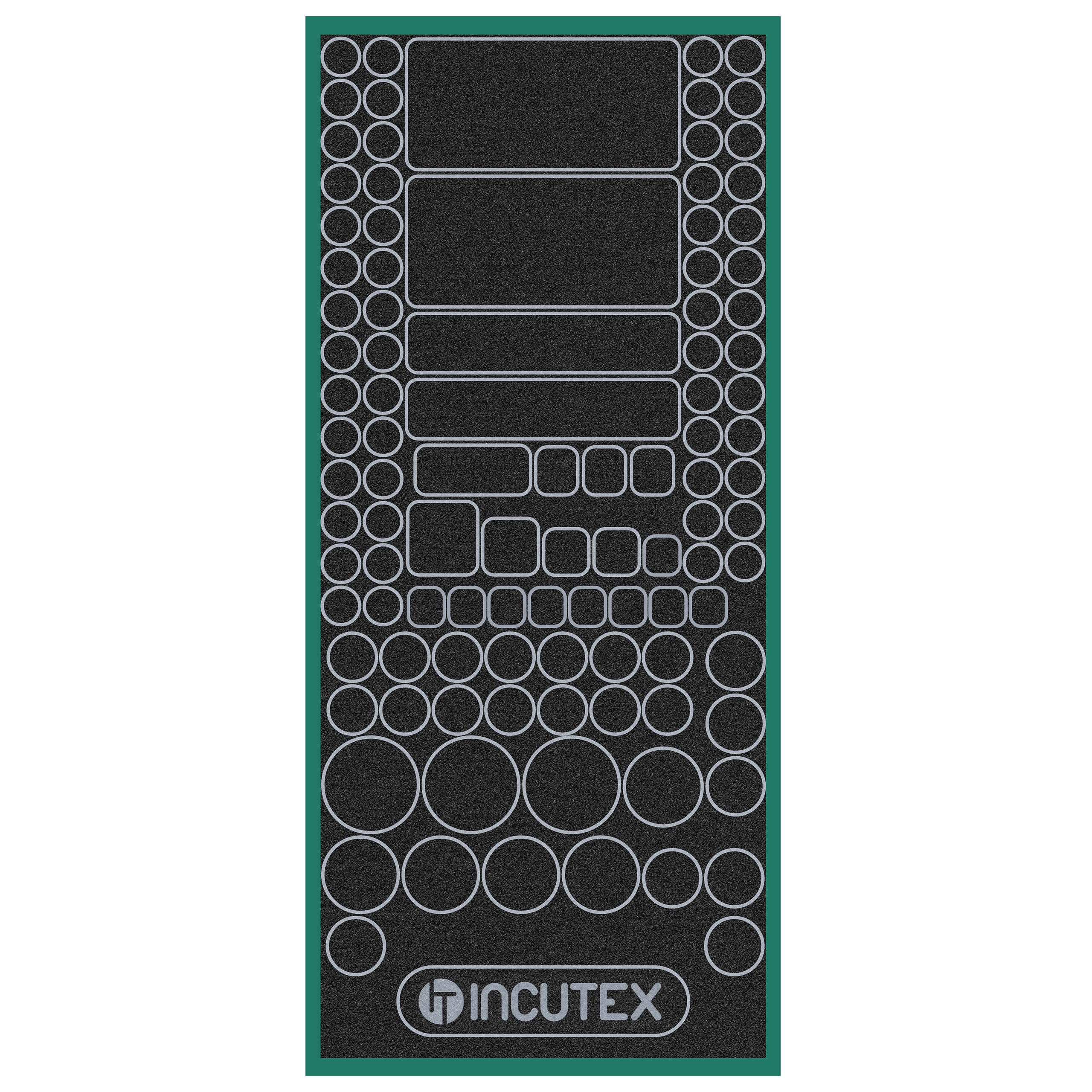 Incutex 104x adesivi per coprire le luci LED per router, dispositivi elettronici, elettrodomestici casalinghi offusca casalinghi, Offusca e blocca il 80% della luce.