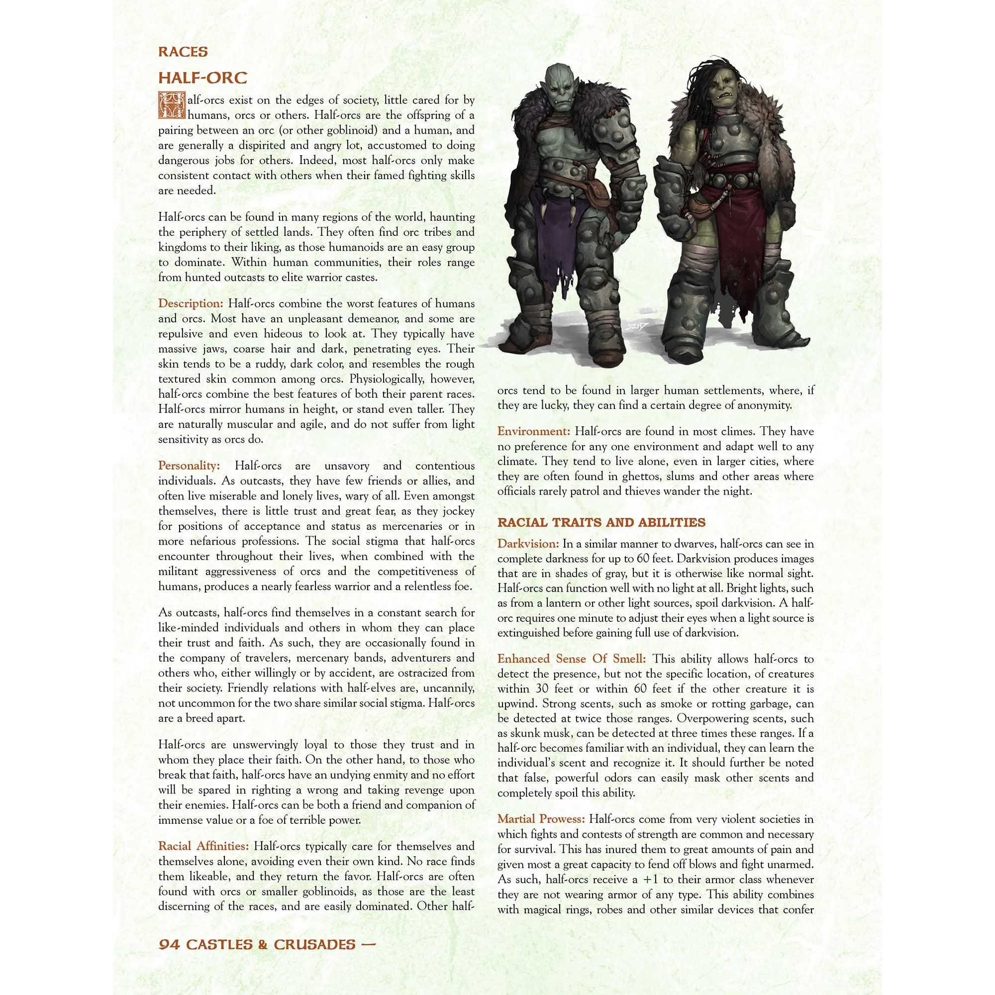 Troll Lord Games Castles & Crusades: Players Handbook - Hardcover RPG Book, 240 Page Full Color, Roleplaying, Classes, Races & Combat - Image 7