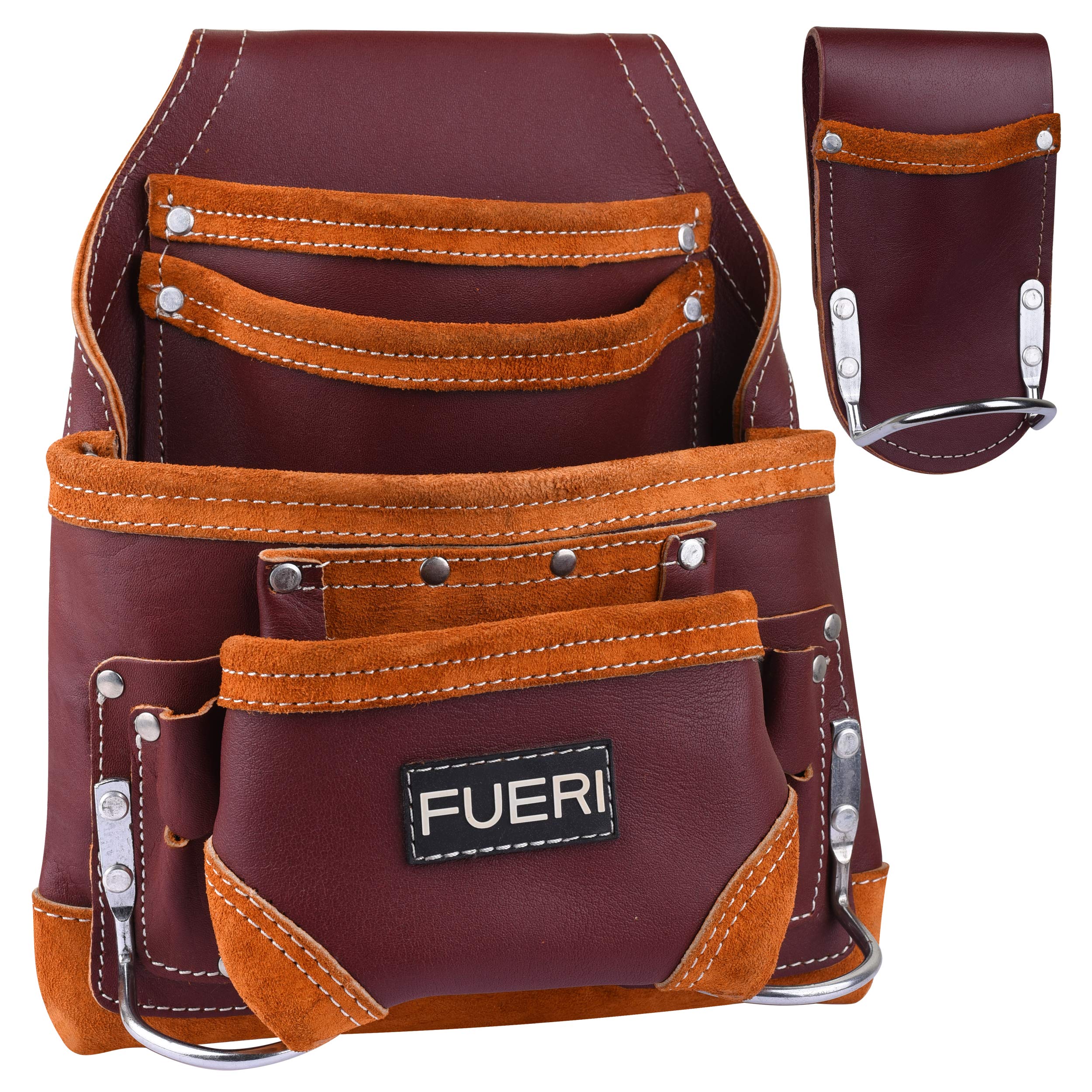 Buy fueri Professional 10 Pocket Carpenters Tool Pouch Tool Bag Tool