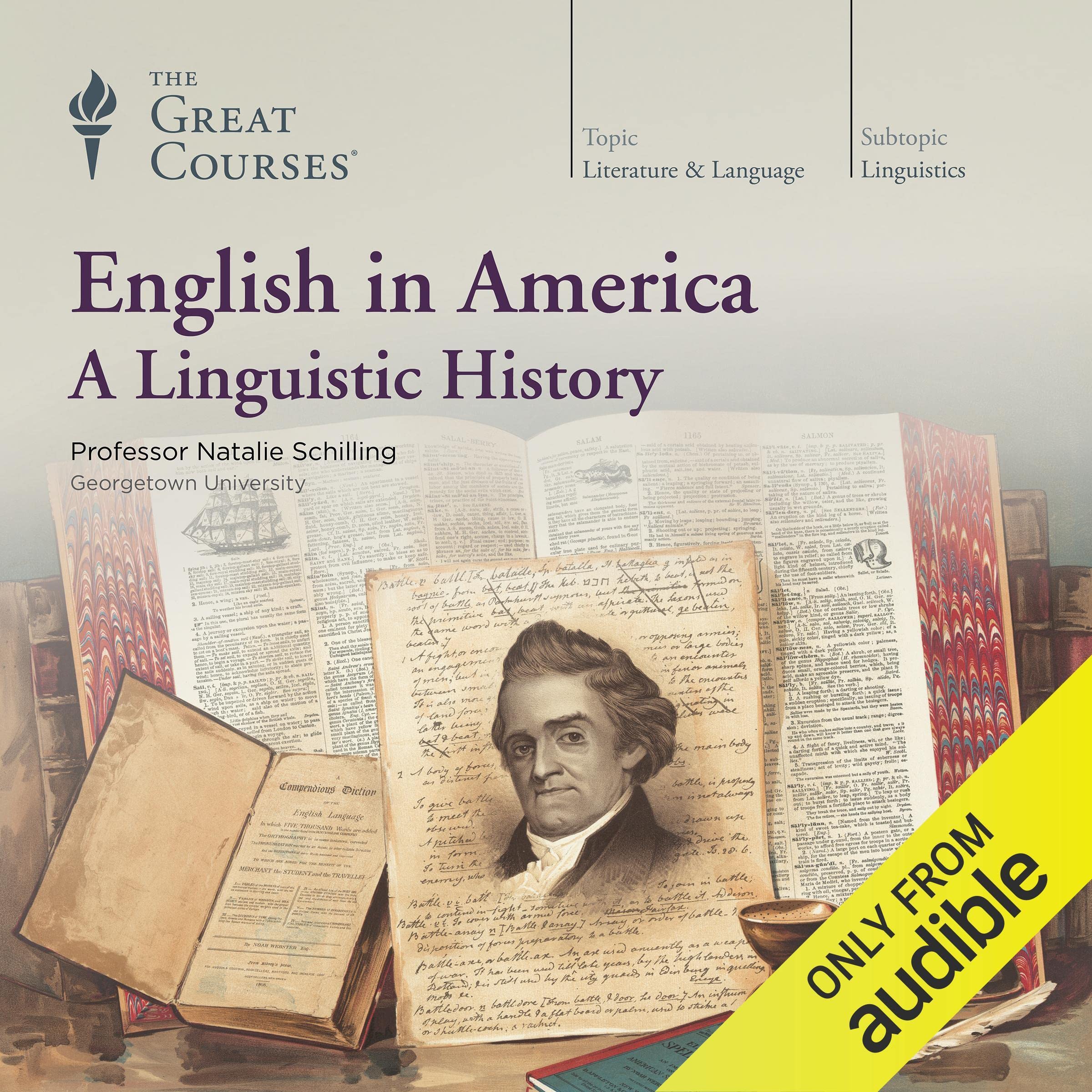 Cover art for English in America: A Linguistic History