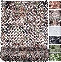 Vista 10 de FLYEGO Red de Camuflaje de Malla, Rollo a Granel de Redes de Camuflaje para Toldo, para Cazar, Ocultación, Protección Solar, Cobertura de Auto