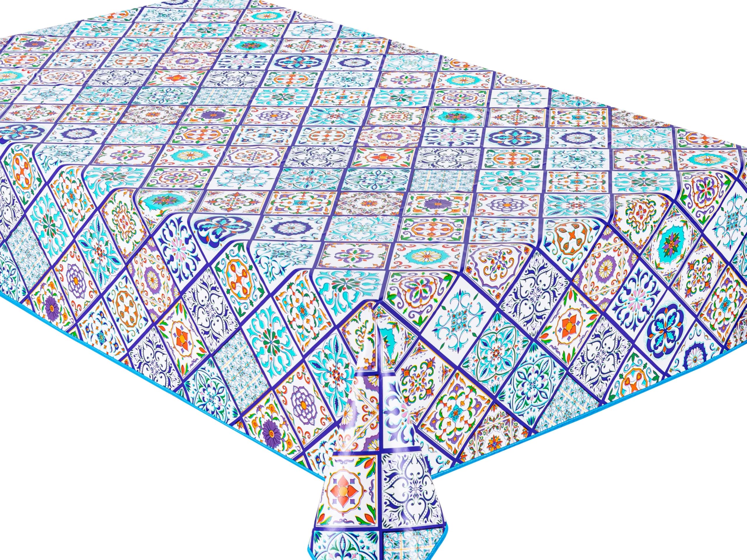 Home Direct Rectangular Oilcloth PVC Wipe Clean Tablecloth Table Cover 140cm x 240cm 55x94