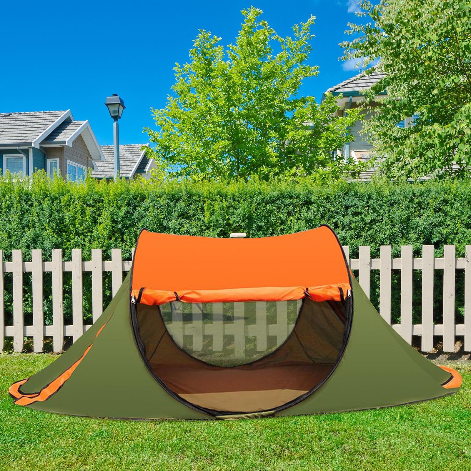 Tenda da campeggio con borsa per il trasporto traspirante anti-insetti