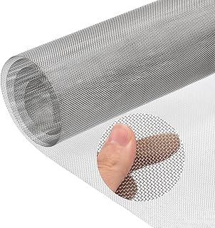 uxcell Stainless Steel Woven Wire Mesh, 16