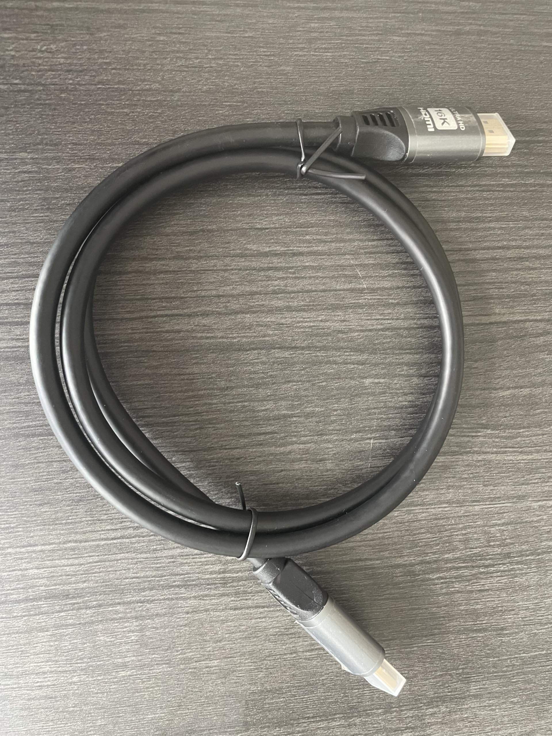 Cavo HDMI 2.2 da 16 K, 96 Gbps, 2 m, cavo intrecciato HDMI ad altissima velocità, supporta 4K a 480 Hz, 8K a 240 Hz, HDCP 2.2 e 2.3, HDR dinamico, eARC, DTS