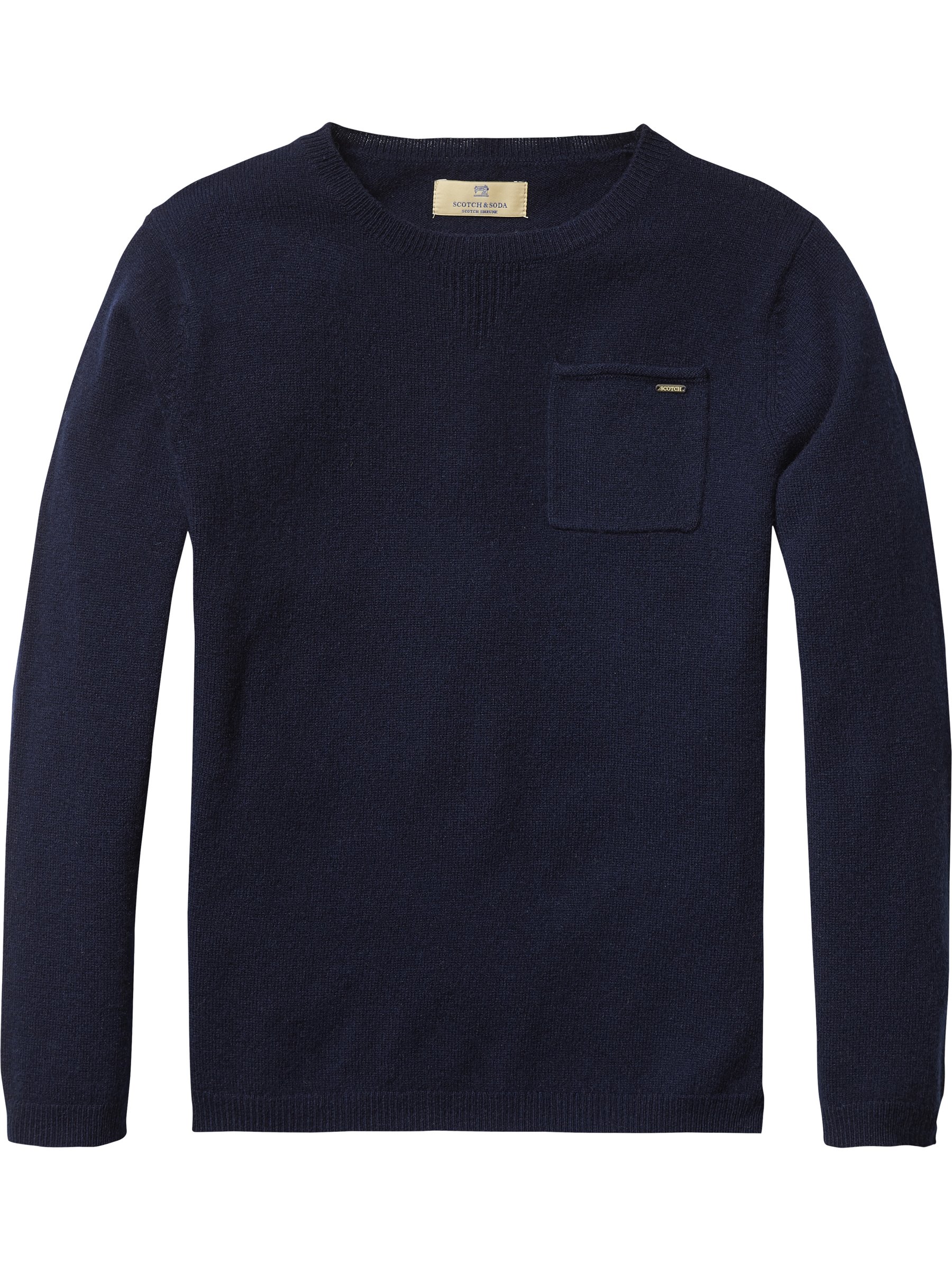 Scotch & Soda Sweter pullover Chłopcy Crewneck Pull In Cashmere Quality