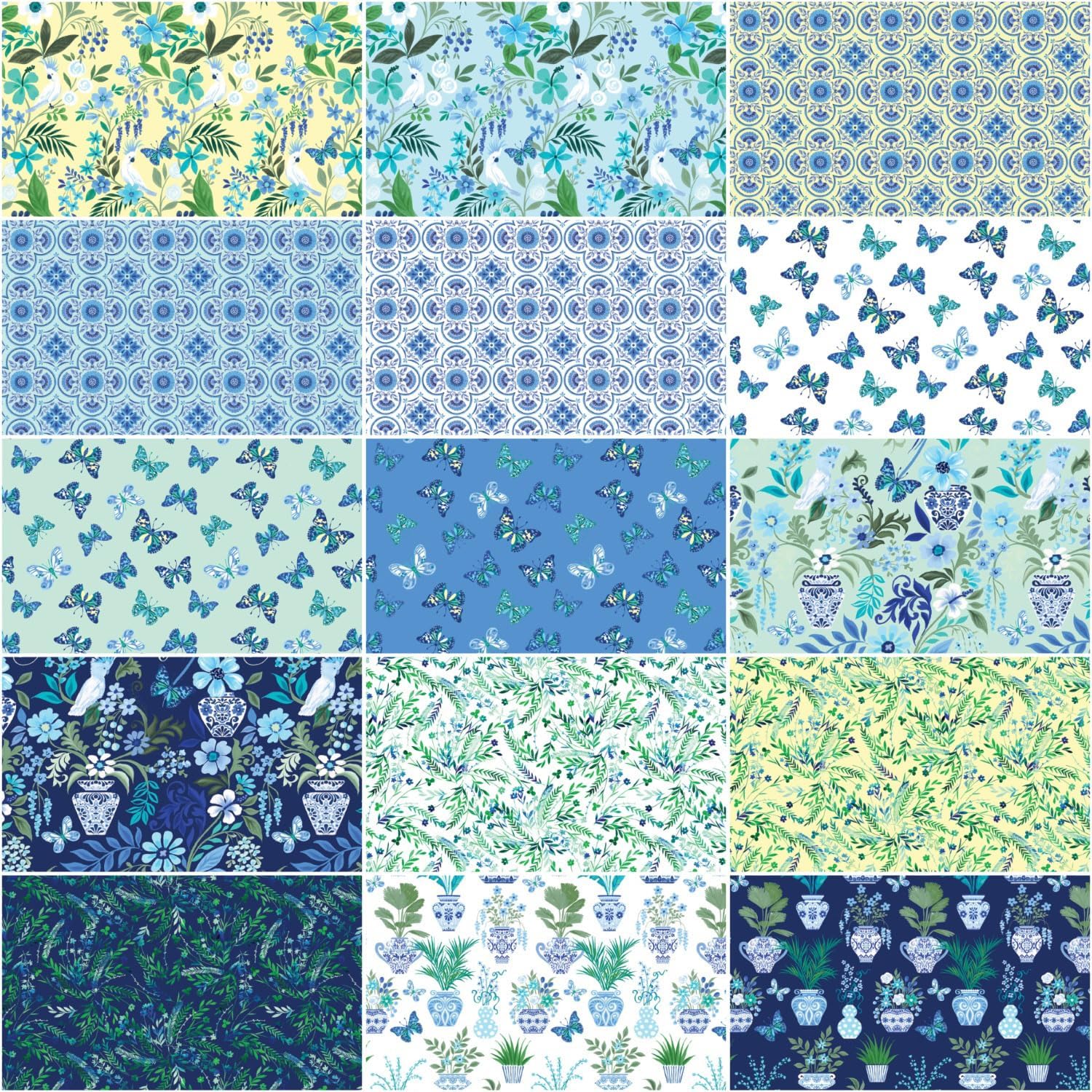 Kanvas Studio Capri 15 Fat Quarters Benartex