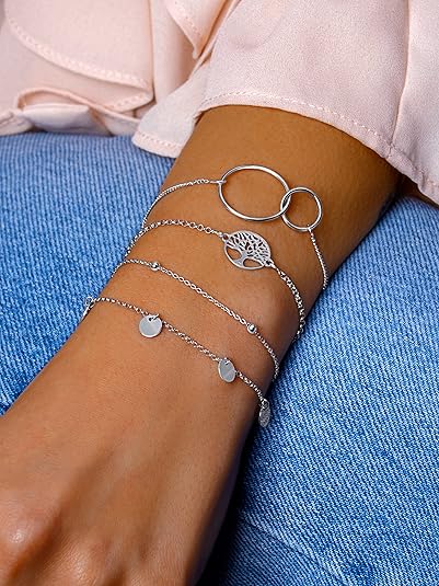 ST09 - Bracciale in argento placcato oro rosa – Storie D'Atelier