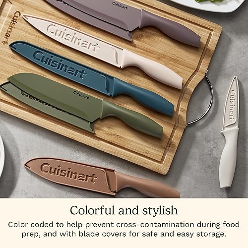 Miniatura 3 de Cuisinart Advantage - Juego de cuchillos de cocina de 12 piezas, cuchillos de acero inoxidable con revestimiento antiadherente de calidad