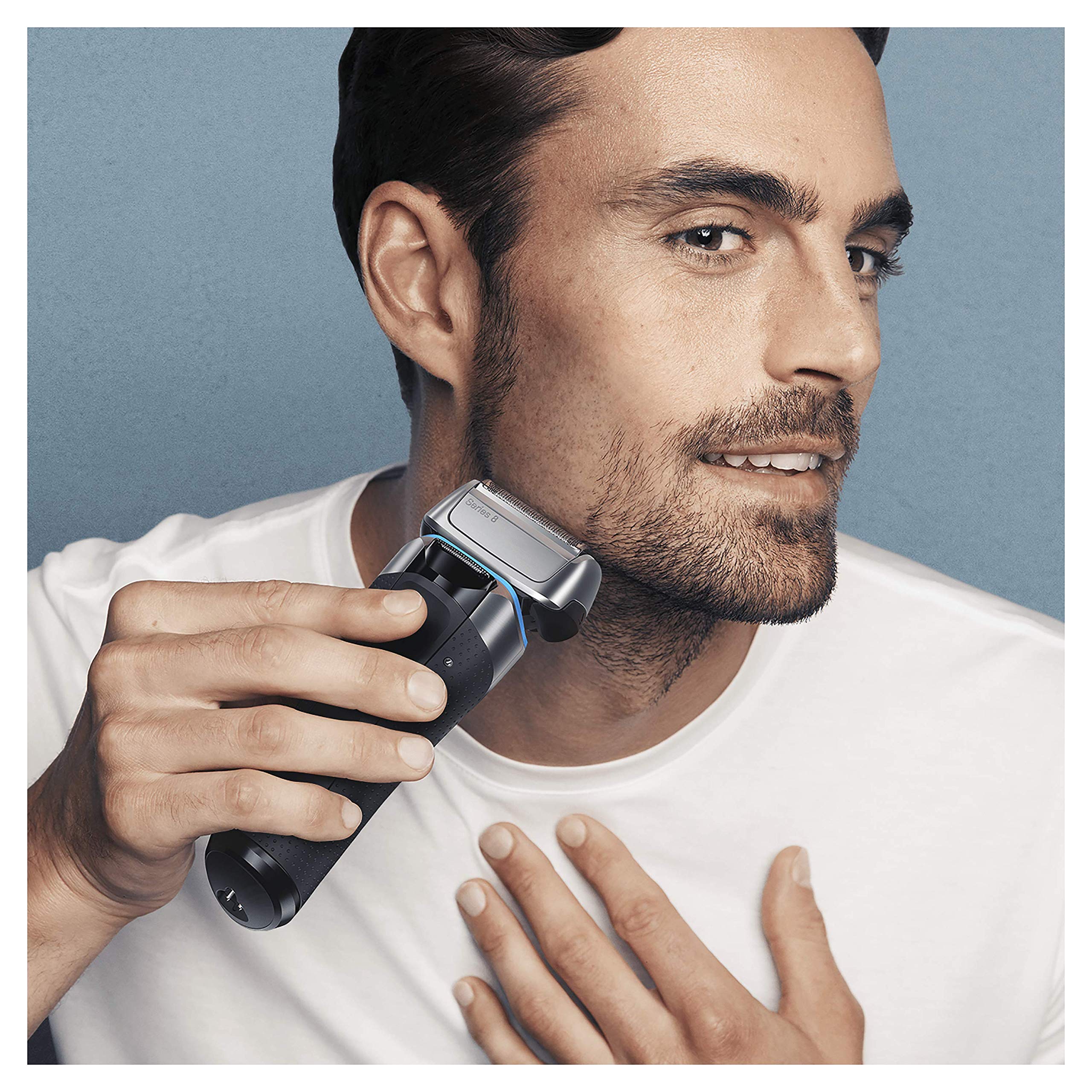 Braun Series 8 Electric Shaver for Men with Precision Trimmer, Charging
