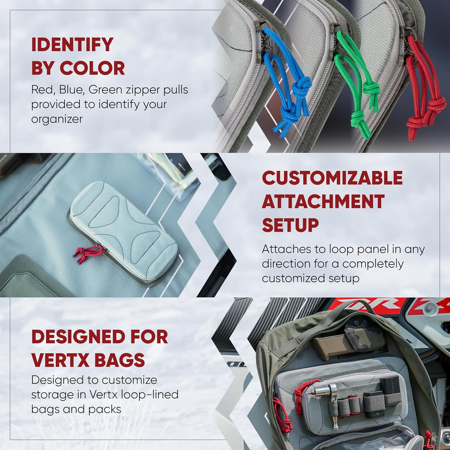 Vertx Pack Zip Pouch Organizer Insert Attachment for Bhutan Ubuy