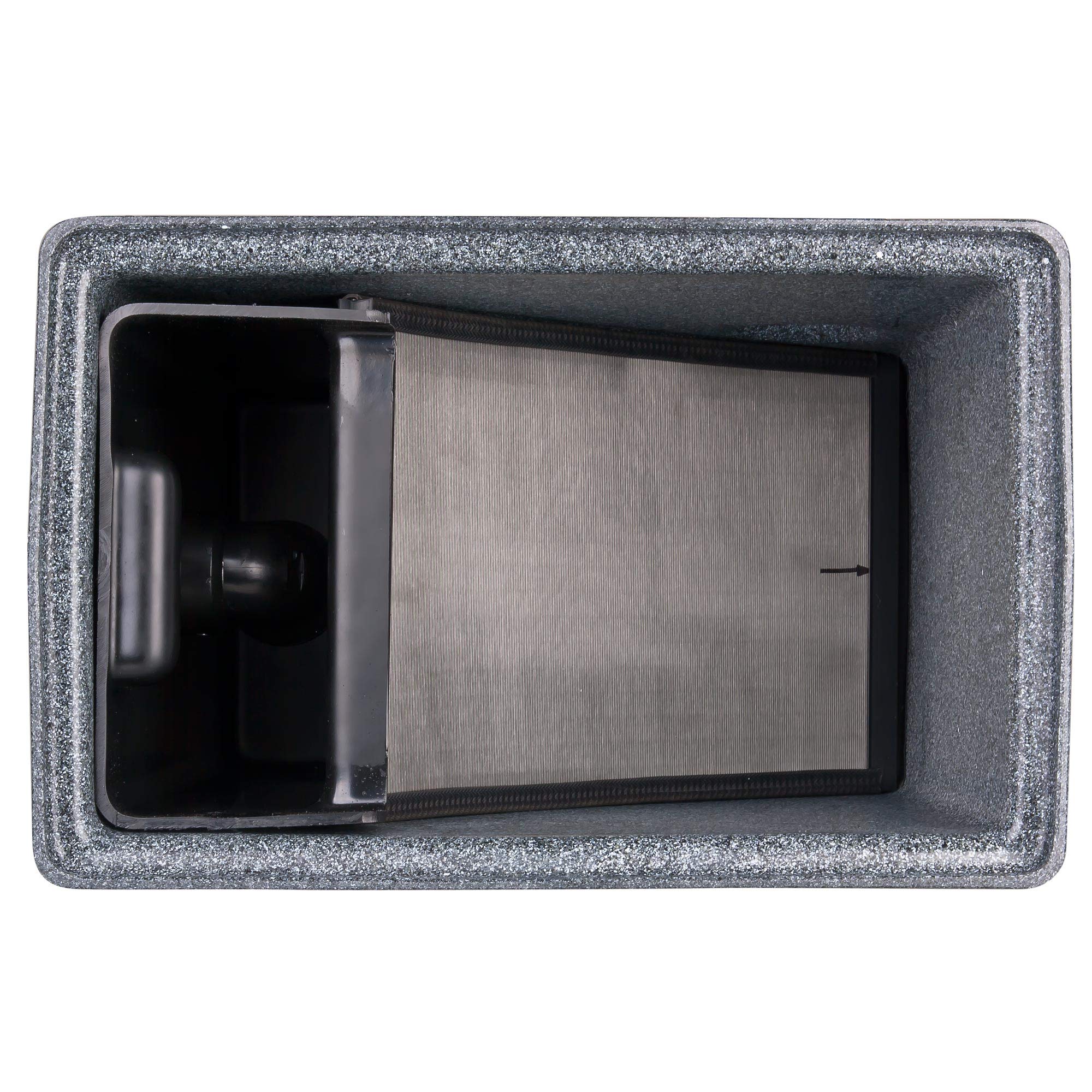 Wagner GREEN Siebbogenfilter Compactsieve II 2 schwarz, Vorfilter mit Spaltsieb für Koiteich und Gartenteich