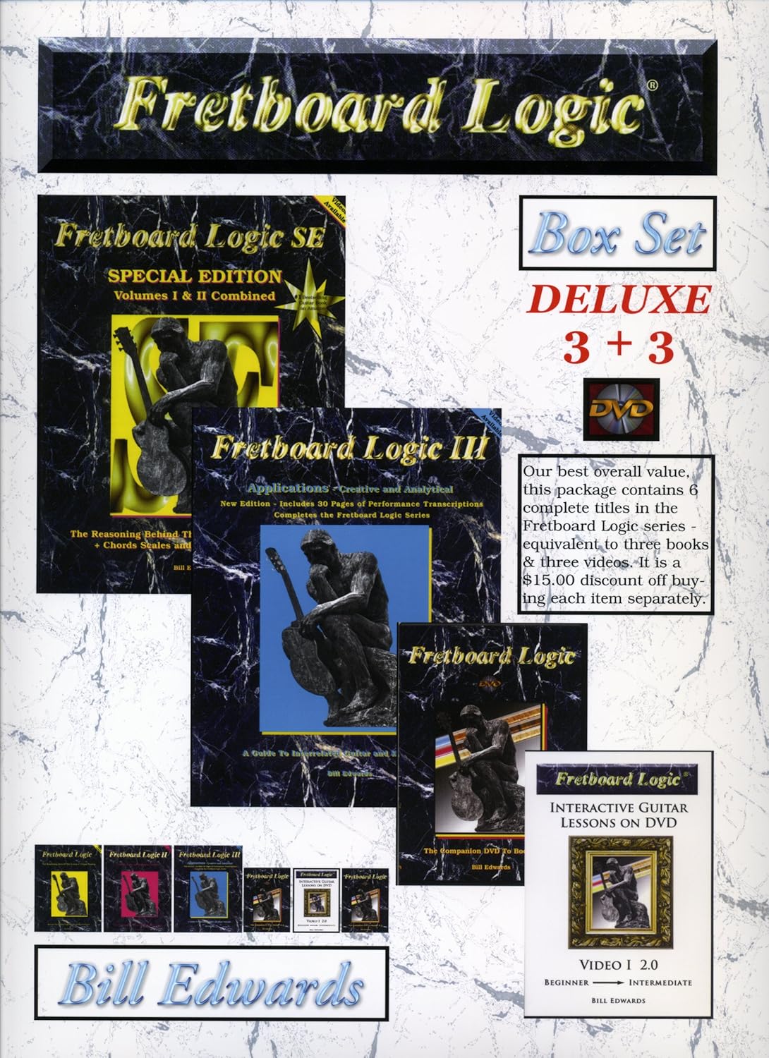 Fretboard Logic Box Set Deluxe 3+3 9781893884137 Bill