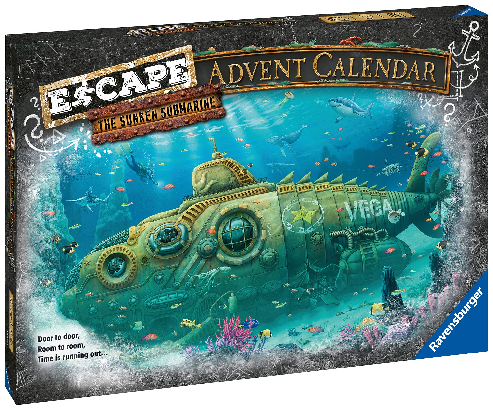 Ravensburger 20010 ESCAPE: Submarine Advent Calendar for Kids - Image 7