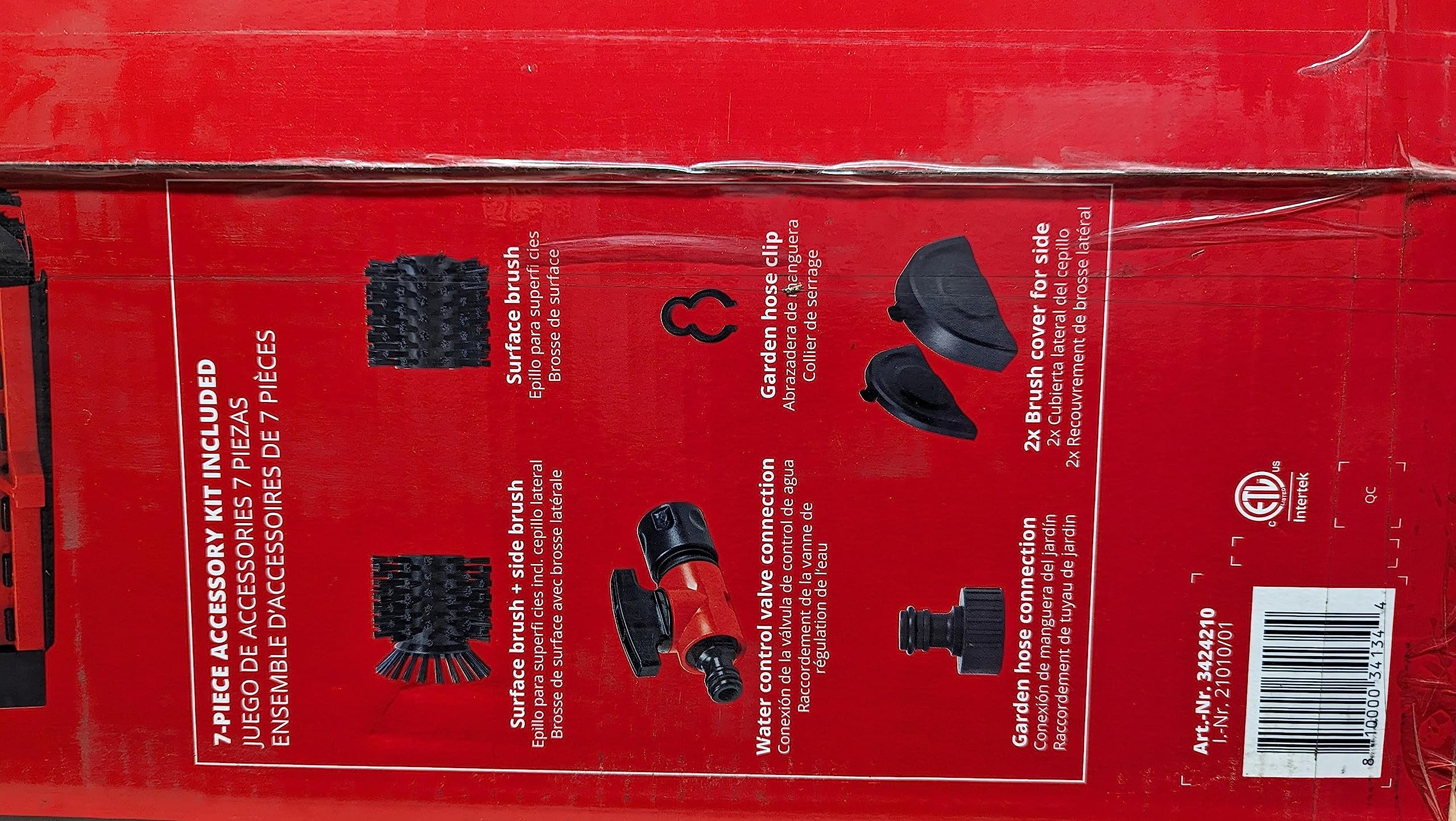 Einhell 3424210 Power XChange 18V Cordless Patio Cleaner Brush Wet