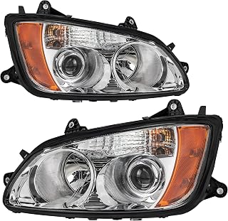 Headlights Assembly for Kenworth T170 T270 T370 T440 T470 T660 T700 T770 2008 2009 2010 2011 2012 2013 2014 2015 2016, OE Replacement Headlamp