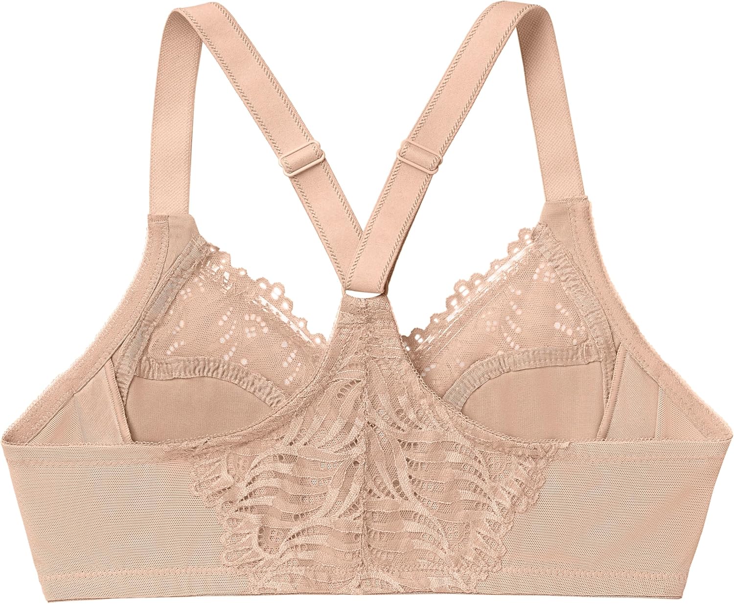 Glamorise Womens Front-Close T-Back Wonderwire Underwire #1246 - Image 5