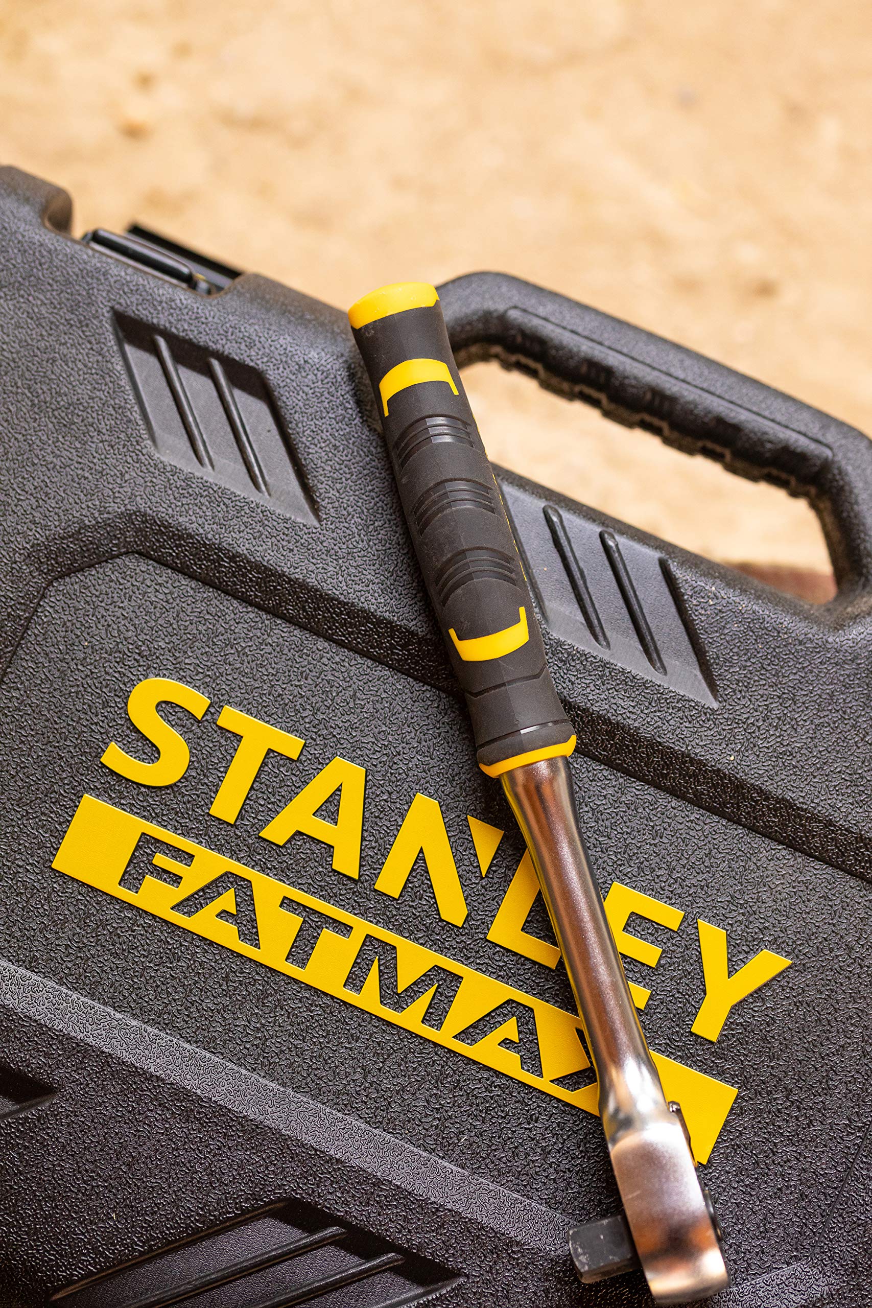 STANLEY FATMAX FMMT82826-1 - Juego de vasos 1/4" + 1/2" Fatmax - 81 piezas