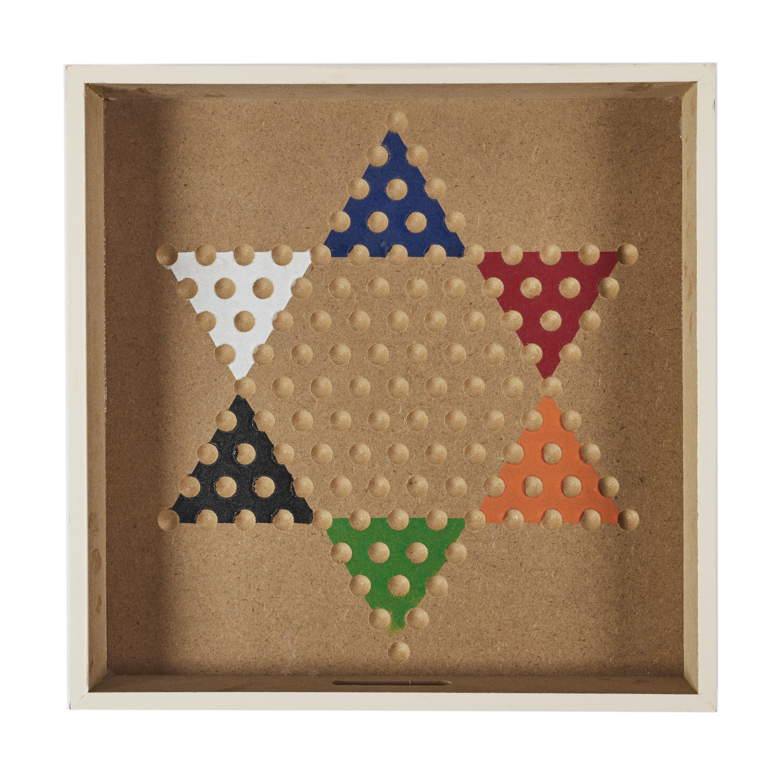 MISTER GADGET Coffret 10 Jeux de Société en Bois 32,5 cm Familial Marron | Bois MDF, coffret 10 jeux de société, 32,5 cm, échecs dames petits chevaux et plus, familial, marron