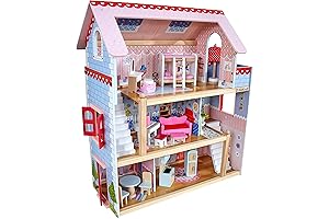 Kids Craft Charlotte Classic Wooden Doll House: An Enchanting Playspace for Imaginative Adventures