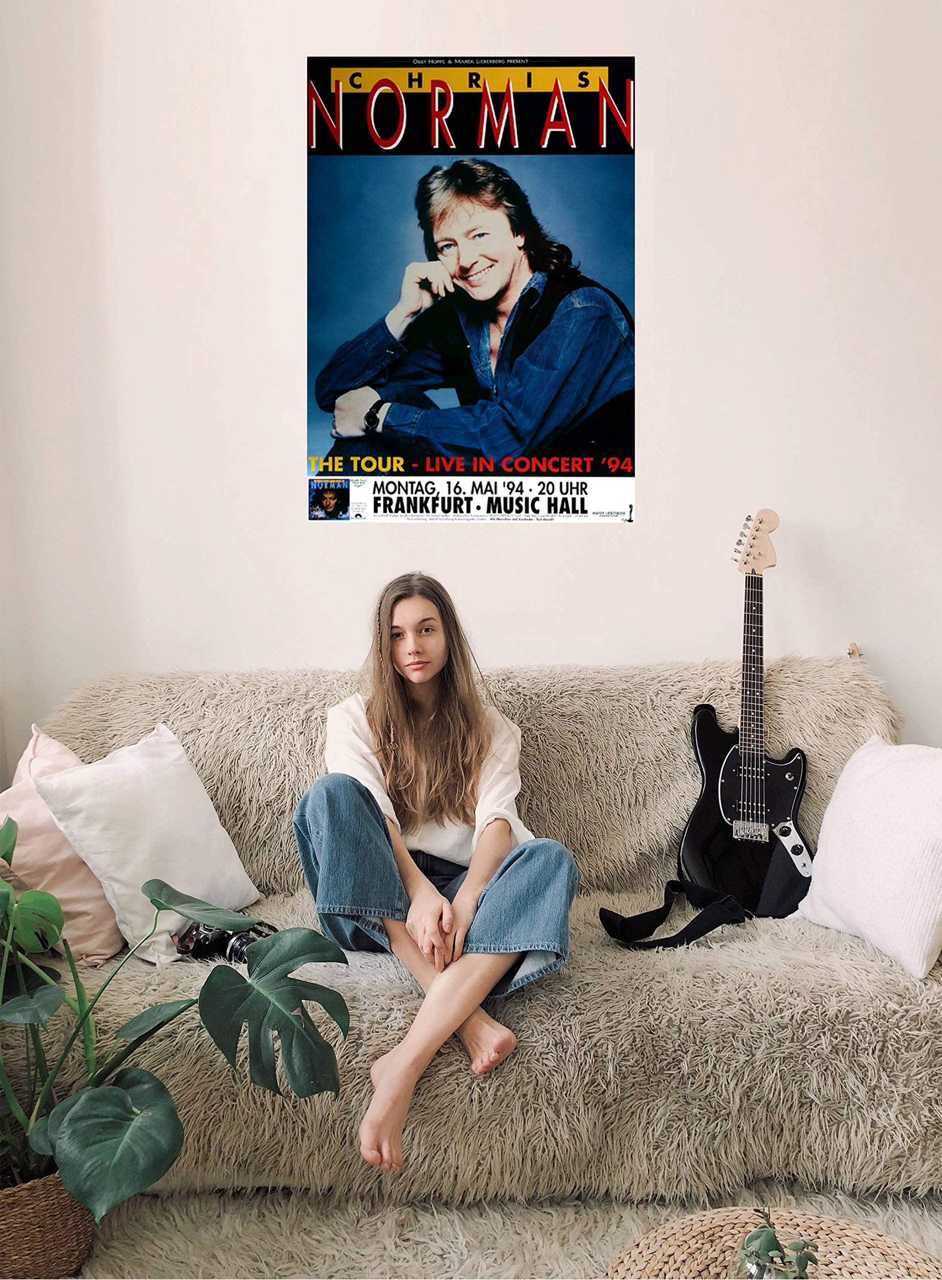Chris Norman - Screaming Love, Frankfurt 1994 » Konzertplakat/Premium Poster | Live Konzert Veranstaltung | DIN A1 «