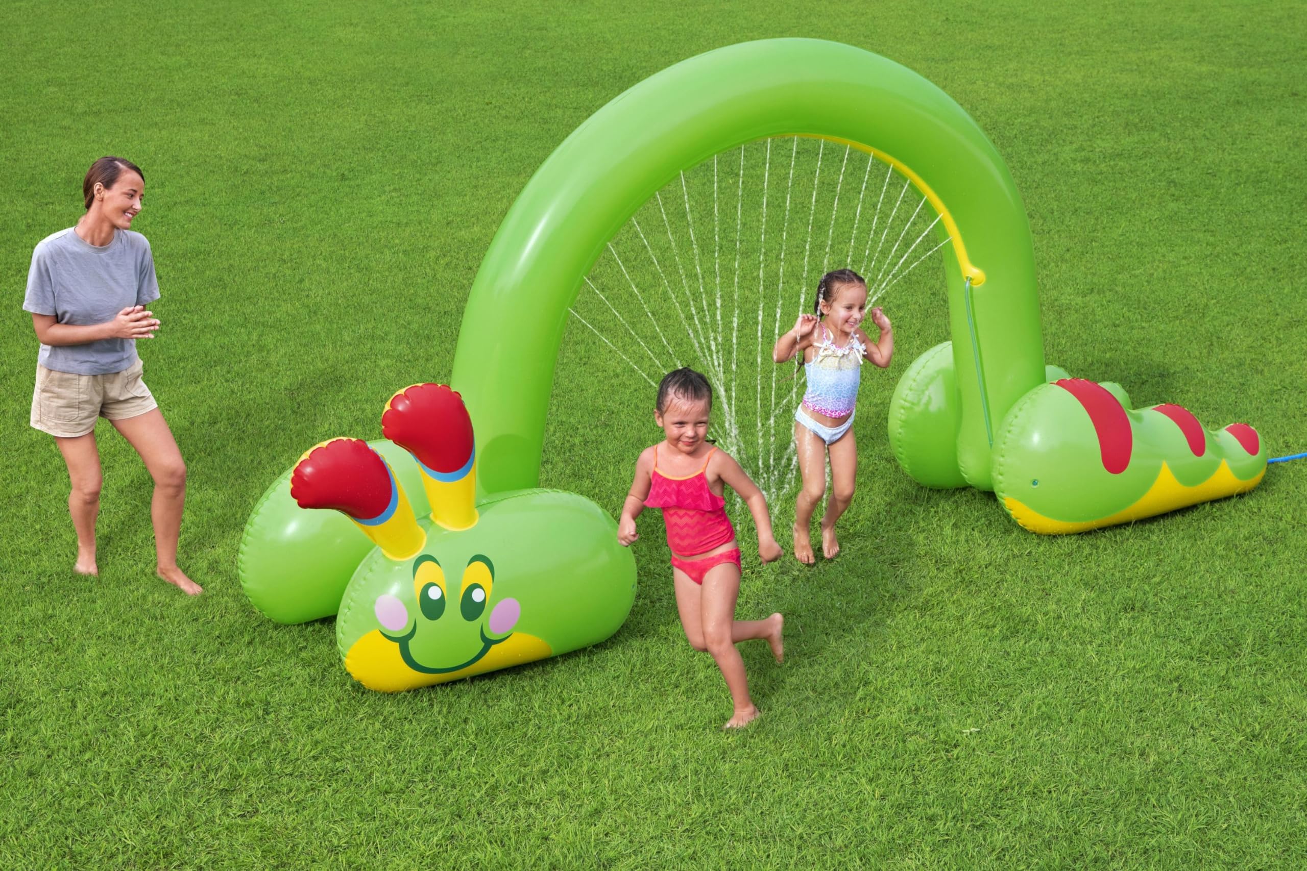 Bestway Jumbo Wassersprinkler, Raupe, 338 x 110 x 188 cm