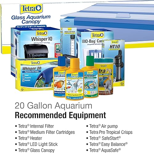 Miniatura 10 de Tetra Acuario de vidrio 5.5 galones, pecera rectangular