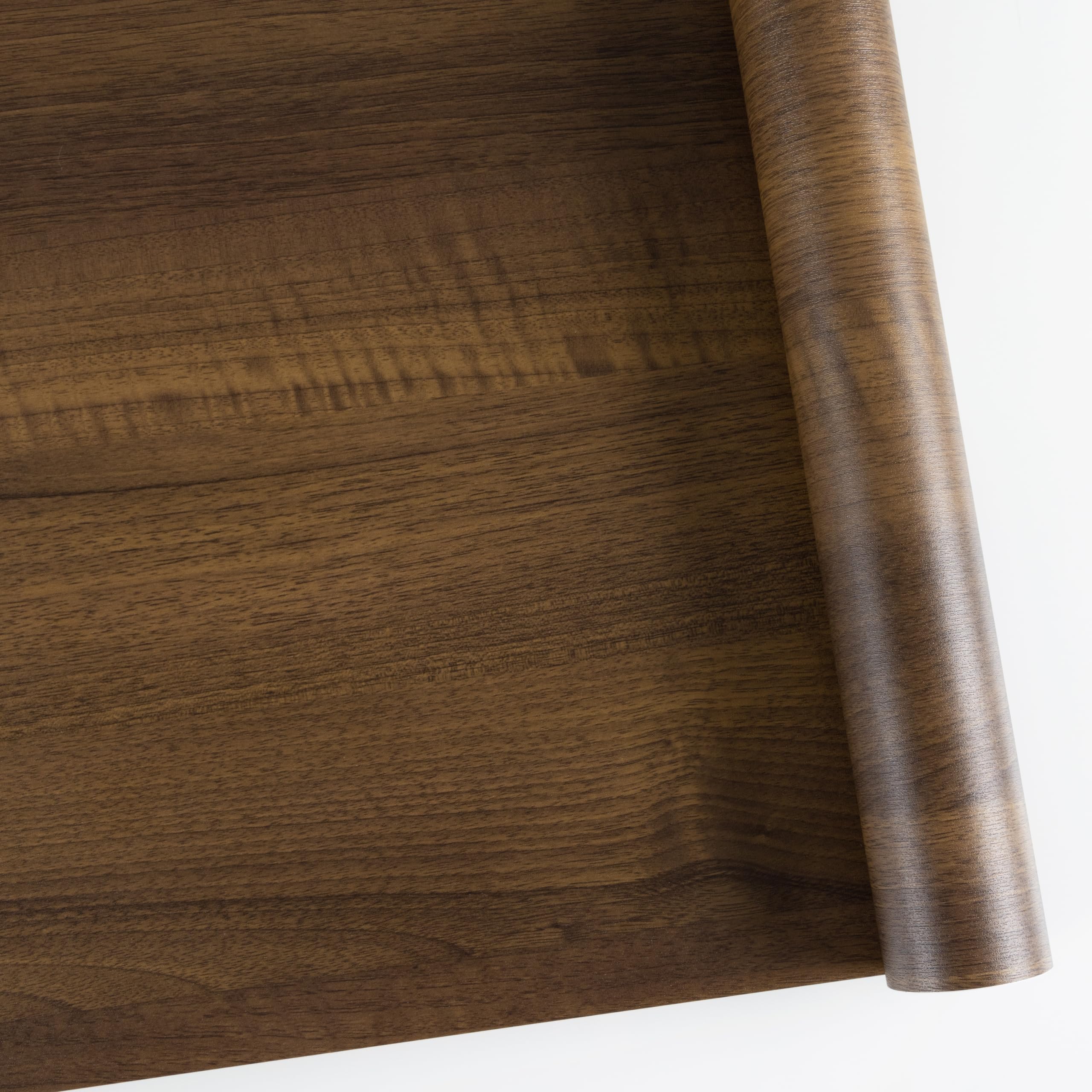 Abyssaly Brown Sticky Back Plastic Roll Wood Effect Self Adhesive Wallpaper — image 1
