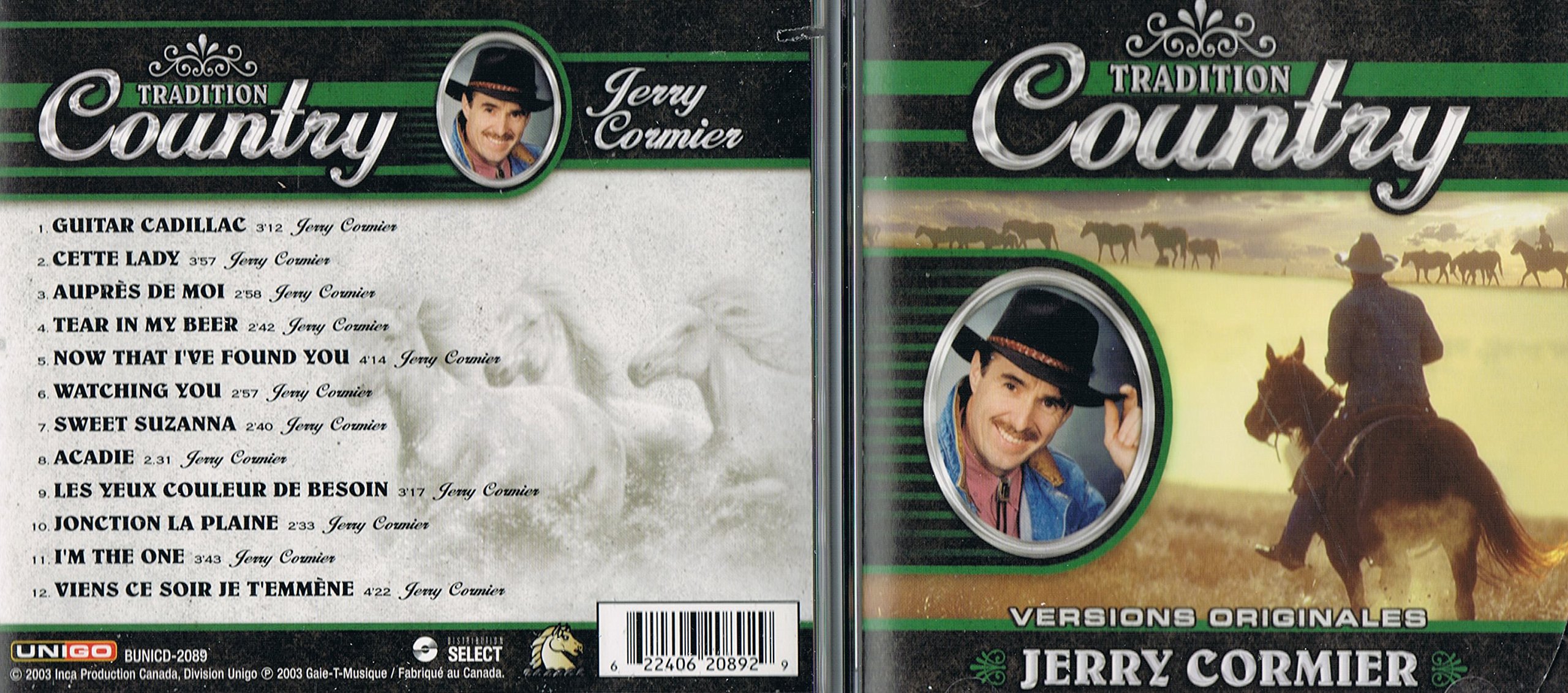 Jerry Cormier//Tradition Country [Audio CD] Jerry Cormier