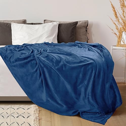 Miniatura 2 de Utopia Bedding Manta de forro polar, tamaño matrimonial, 10.58 ozm, de lujo, mullida, suave y antiestática de microfibra (90 x 84 pulgadas)