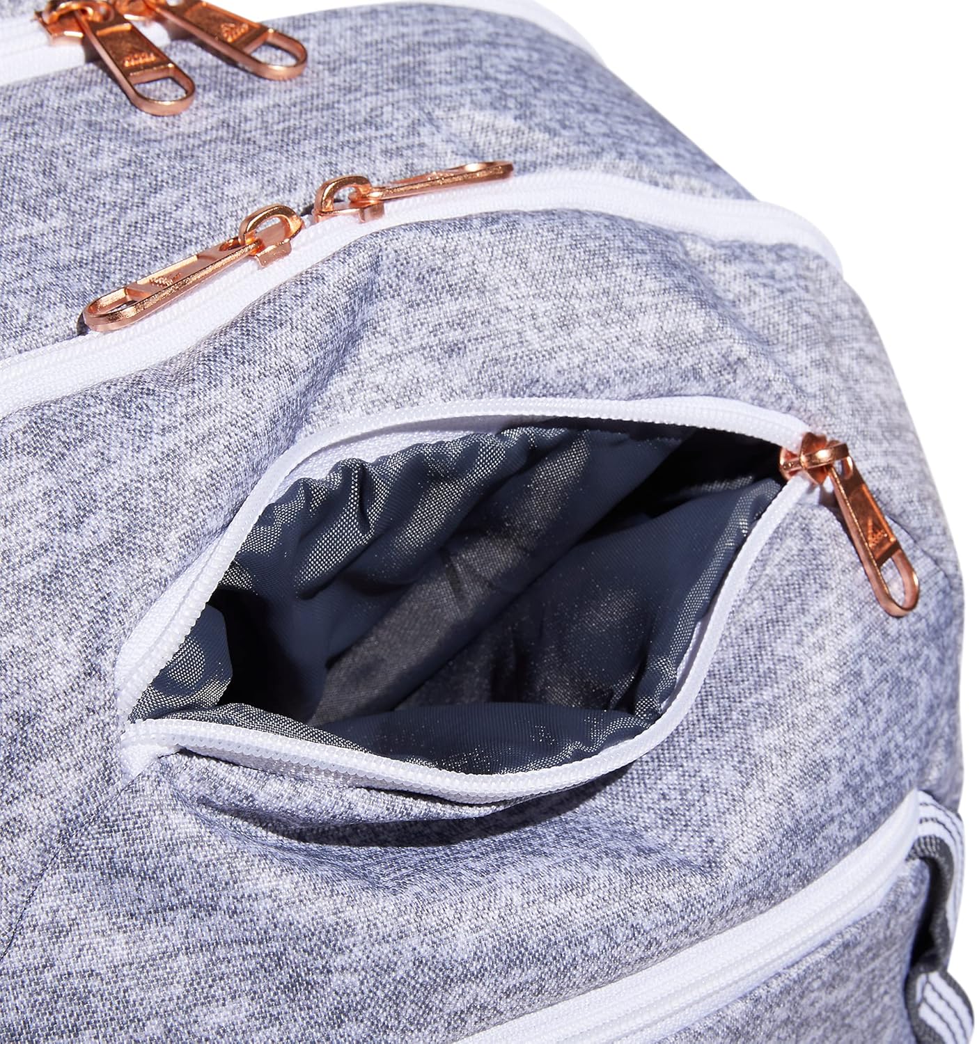 adidas Excel 6 Backpack, Jersey Grey/Onix Grey/Rose Gold, One Size : Clothing, Shoes & Jewelry