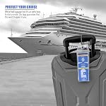 Cruise On Royal Caribbean Cruise Porte-étiquettes à bagages (4 Boîte) – S'adapte aux navires Royal Caribbean, Voyage durable ID Supports pour 2026-2027 Croisières, étanches claires Cruise Essentiels