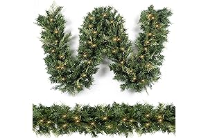 9 Ft Prelit Balsam Hill Garland with 50 Lights