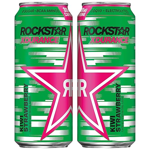 Vista 66 de Rockstar Bebida energética Pure Zero, naranja mandarina, lata de 16 onzas
