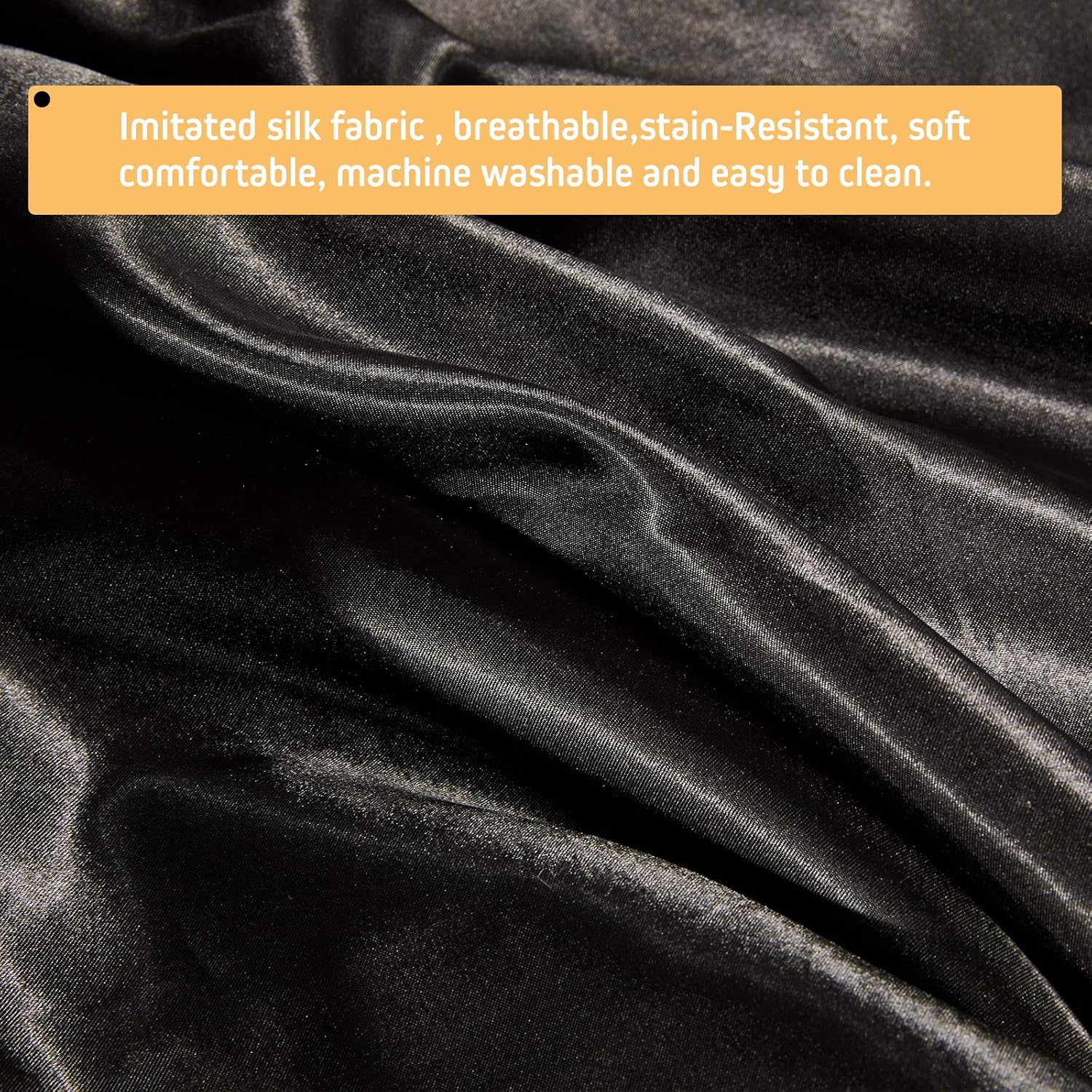 Massage Table Cover,Silky Massage Table Fitted sheets,Stain-Resistant,Reusable,Machine Washable Spa Bed Sheet(Massage Table Not Included) (black)… : Beauty & Personal Care