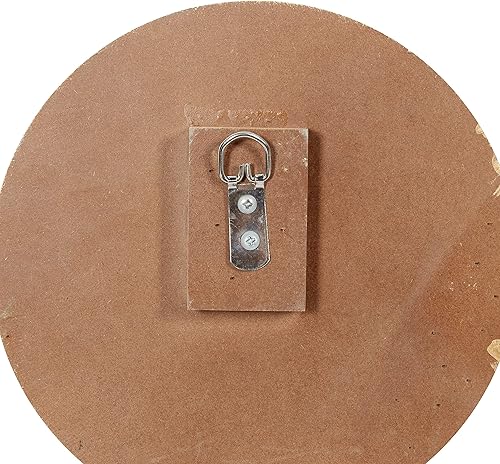 Miniatura 5 de Deco 79 Decoración de pared floral de madera para el hogar, escultura de pared intrincadamente tallada con diseño de mandala, arte de pared 47 x 2 x