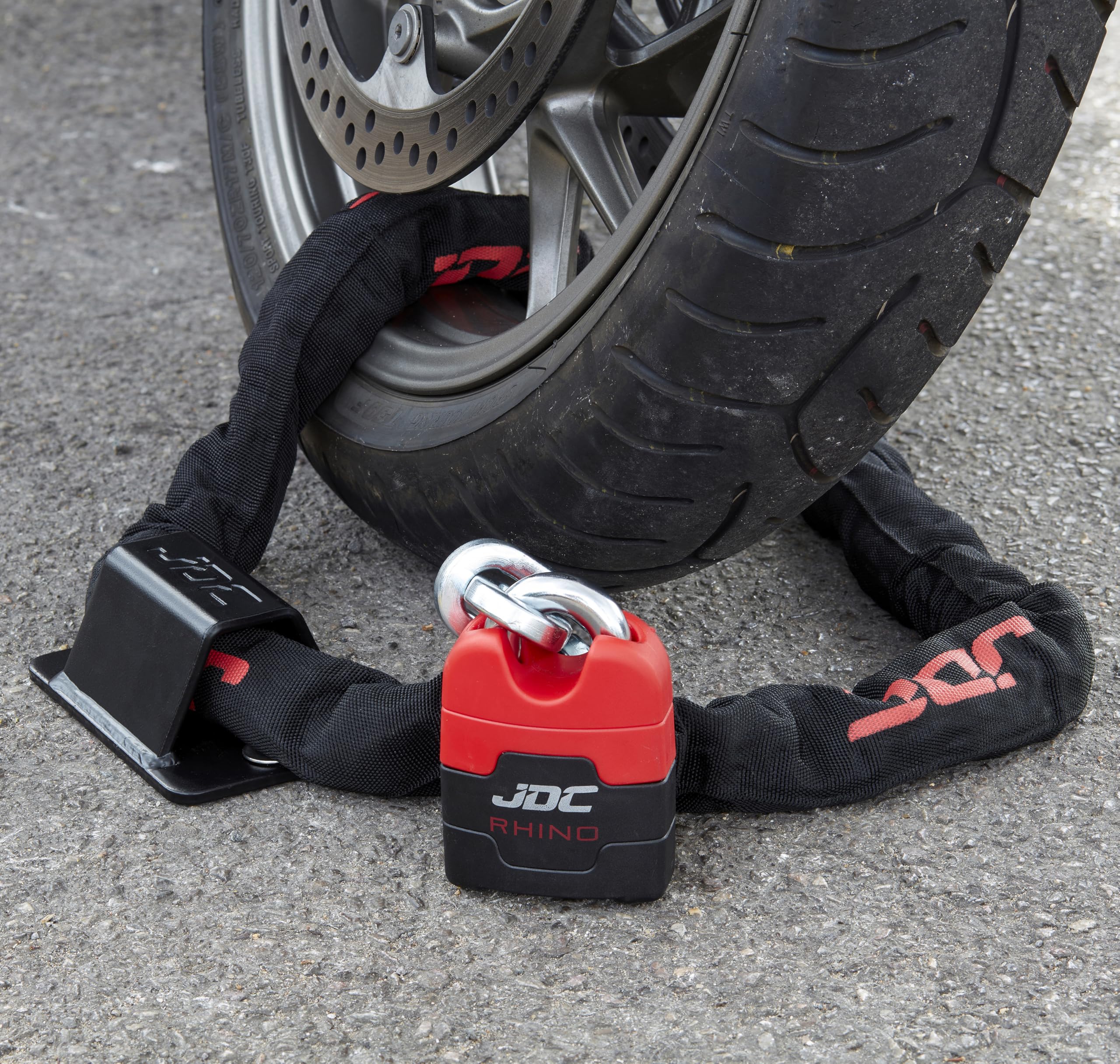 JDC Dispositivo Di Ancoraggio Moto In Acciaio Temprato - Sphere - Nero