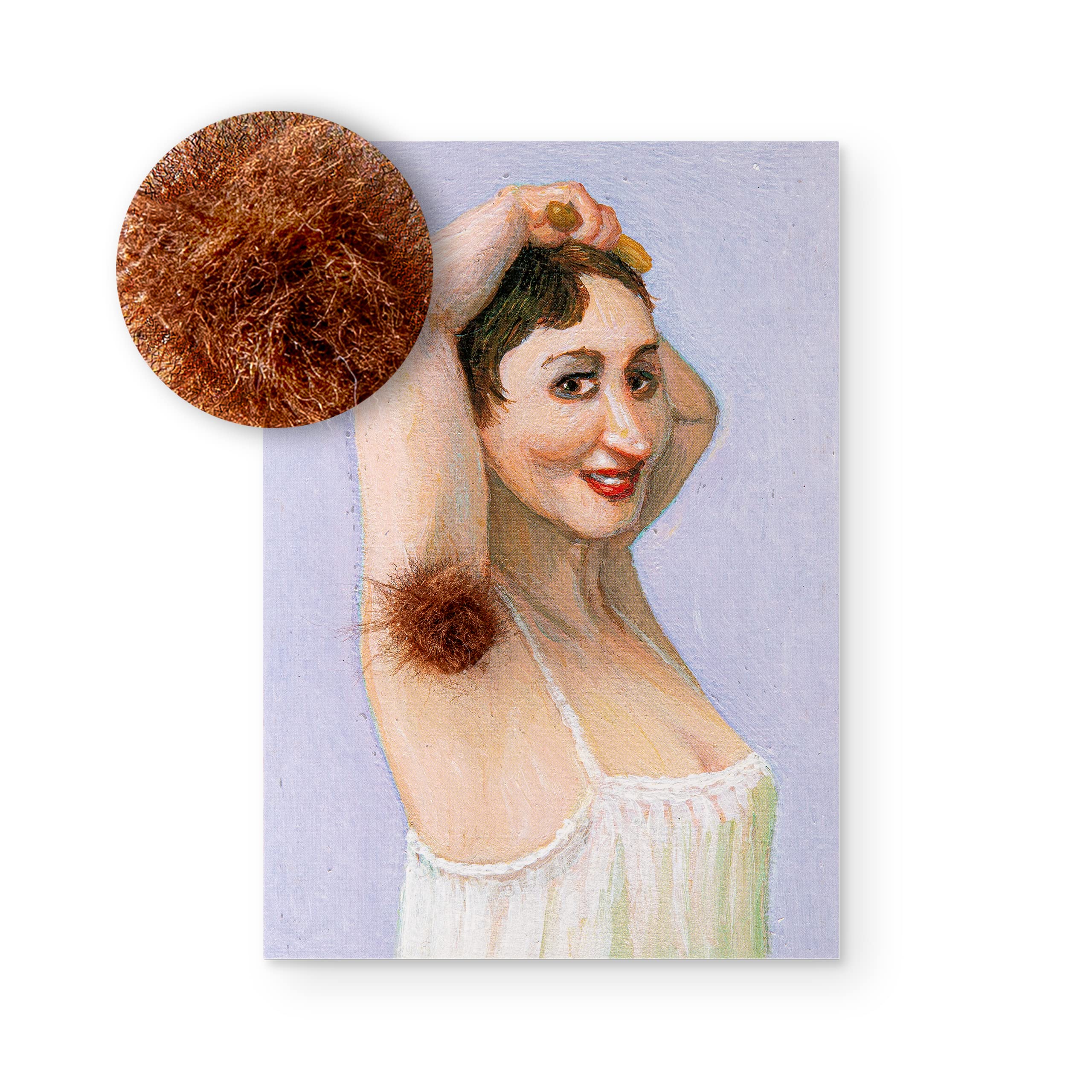 Plüsch Postkarte 'Sommerfrische' Von Michael Sowa – Flauschig, Witzig & Perfekt Zum Sammeln Oder Verschenken