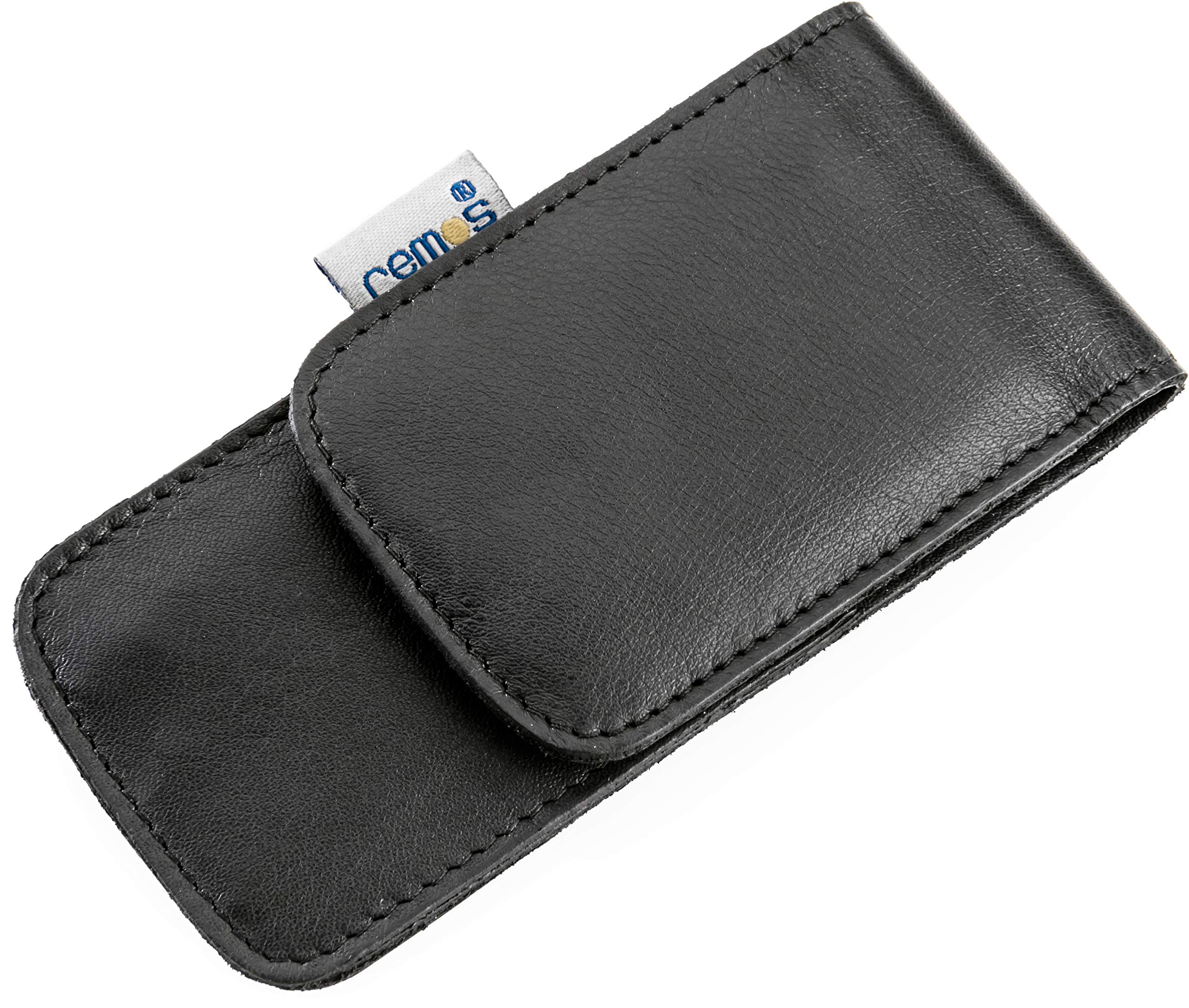 REMOS Trousse manucure Vide en Cuir véritable pour équiper 3