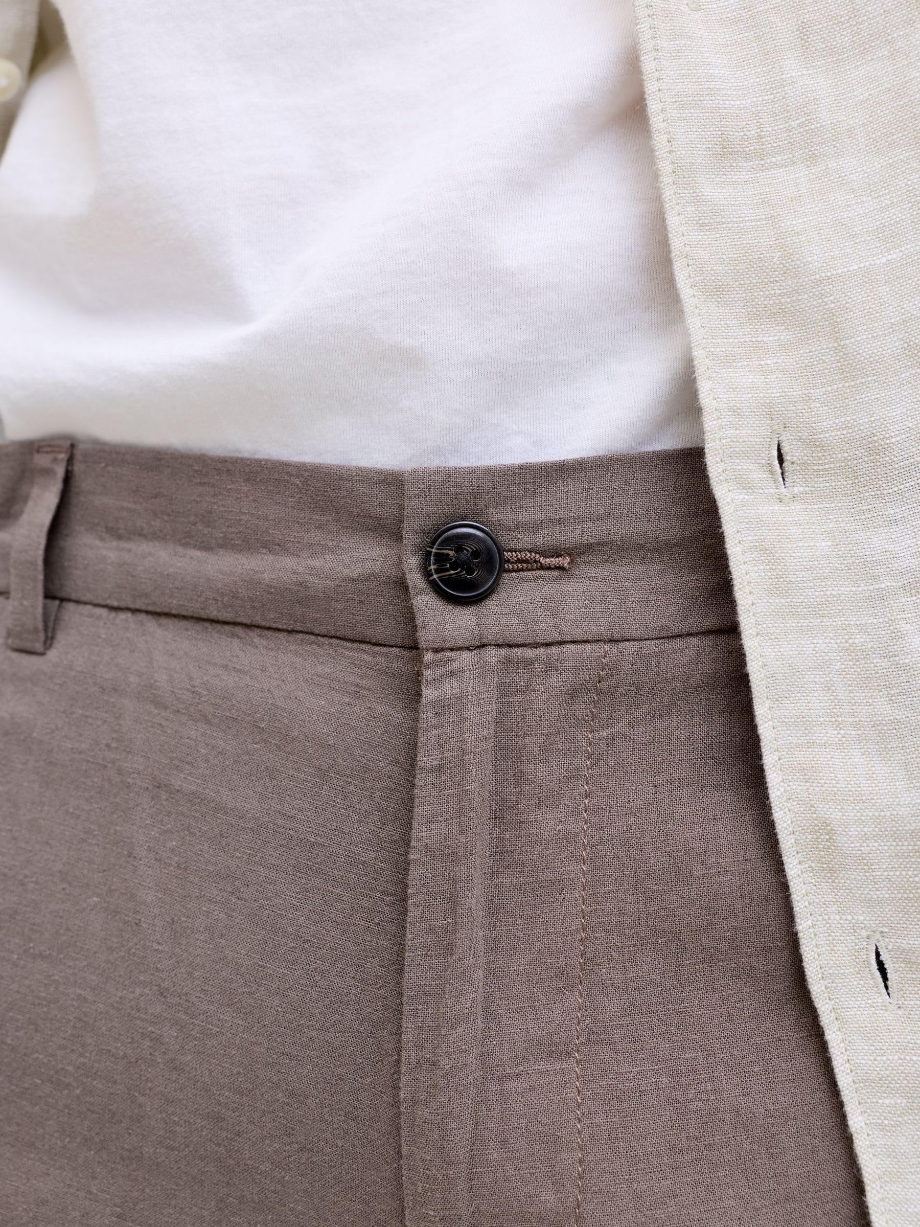 JACK & JONES Jpstace Summer Linen Blend Chino Pant Sn para Hombre