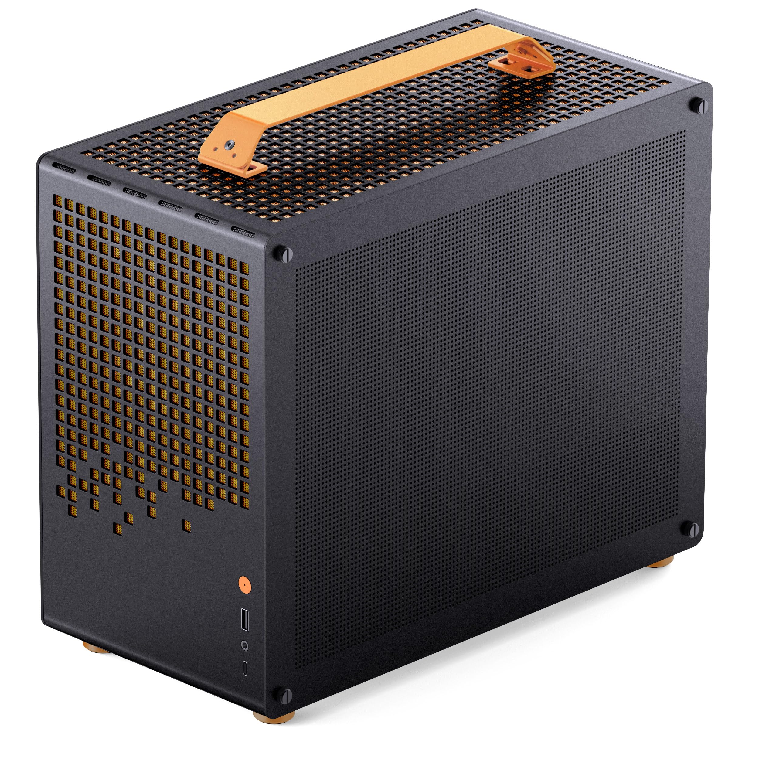 MATX Handle Case Z20 - Black-Orange